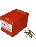 Tornillo fadis bicromatado cabeza plana 4,5 21x050 de fadis caja de 200 unidades