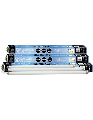 Tubo fluorescente t8 g13 150cm 58w 6400k de marca caja de 25