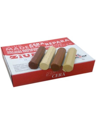 Caja 14 ceras 20gr.surtidas octogonales de bakar