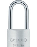 Candado titalium arco largo llave igual 54ti/40hb40ka de abus caja de 12 unidades
