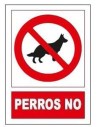 Señal prohibido perros no sp864 de jg señalizacion