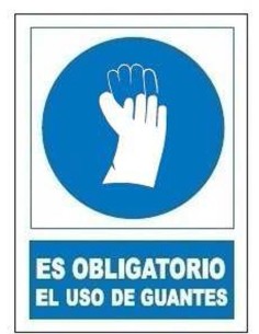 Señal obligatoria uso guantes so802 de jg señalizacion