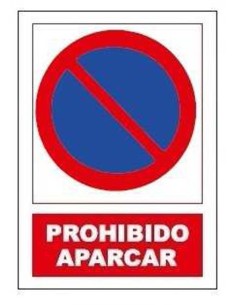 Señal prohibido aparcar sp885 de jg señalizacion