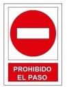 Señal prohibido paso sp868 de jg señalizacion