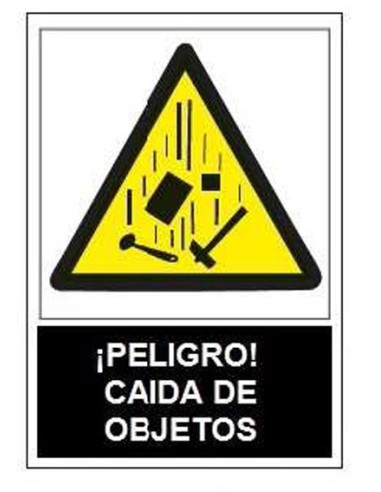 Señal adv.peligro caida objetos sa1017 de jg señalizacion