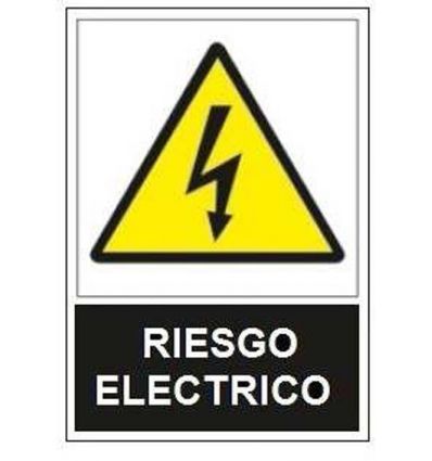 Señal adv.riesgo electrico sa1000 de jg señalizacion