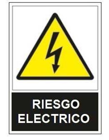 Señal adv.riesgo electrico sa1000 de jg señalizacion