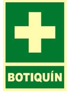 Señal fotolumines.botiquin ev029 de jg señalizacion