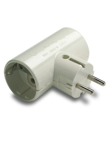 Adaptador 1302 doble tt ceramic.16a-250v de famatel caja de 10