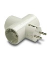 Adaptador 1303 triple tt ceramic.16a-250 de famatel caja de 10