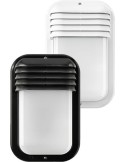 Aplique 4415g ecoled vertical e27 18w ip44 negro de famatel