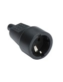 Base 2104 ttl goma negro 16a-250v de famatel caja de 20 unidades
