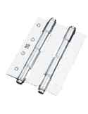 Bisagra doble acción 3033-180x133,5x3 inoxidable 18/8 de amig caja de 4 unidades