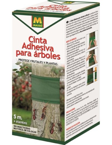 Cinta adhesiva p/arbol 5m+alambre 231401 de garden caja de 12