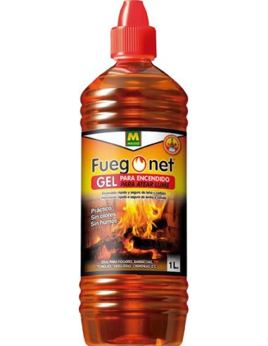 Gel para encendido 231448-1000ml de fuego net