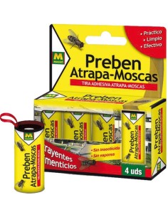 Preben tiras atrapa-moscas 231277-4pz de preben caja de 24