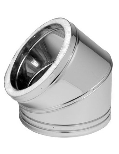 Codo dp inox 304 45º 125mm de dinak