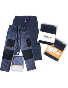 Pantalon bicol.avant t-xl gris/negro de eskubi