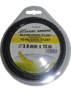 Hilo helicoidal silenci.hs3015 3,0mmx15m de sport garden