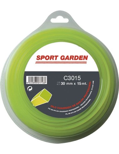 Hilo nylon cua.c3015/npm30015q/a 3mmx15m de sport garden