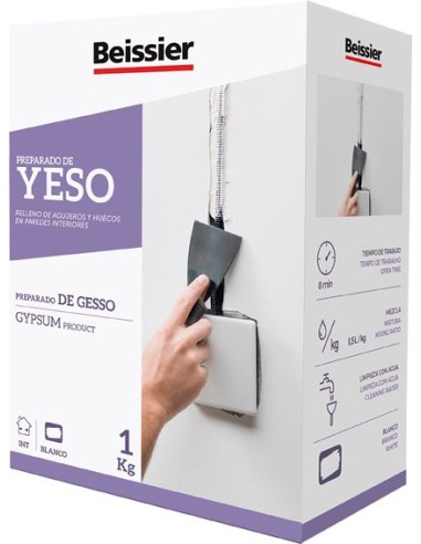 Preparado yeso rellenos 4054-01kg de beissier caja de 10