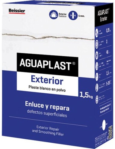 Aguaplast exterior 0789-01,5kg de beissier caja de 10 unidades