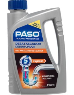 Desatascador profesional gel 705011 1lt de paso profesional