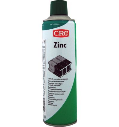 Spray industrial zinc 500 ml 30563 de c.r.c. caja de 12 unidades