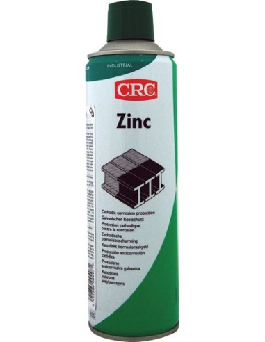 Spray industrial zinc 500 ml 30563 de c.r.c. caja de 12 unidades