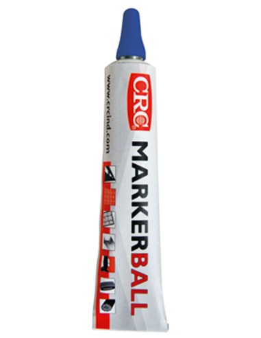 Marcador pintura markerball azul 50ml de c.r.c. caja de 10