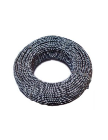 Cable galvanizado 06/6x19+1 de cables y eslingas caja de 100