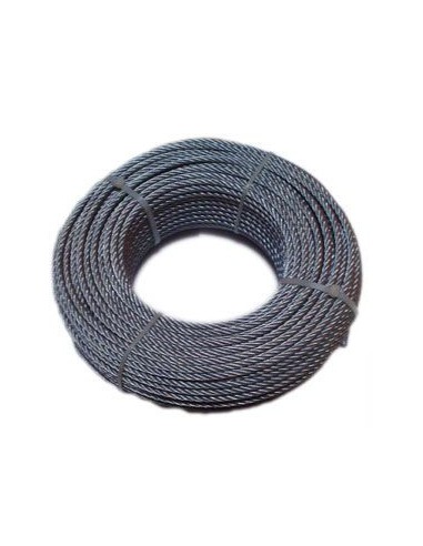 Cable galvanizado 14/6x19+1 de cables y eslingas caja de 100