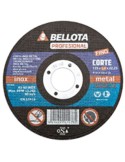 Disco corte metal profesional 50301-115x3x22 a24rbf de bellota caja de 25 unidades