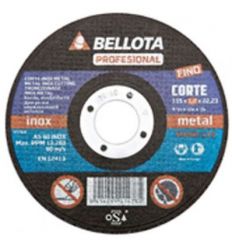 Disco c.metal 50301-115x3x22 prof.a24rbf de bellota caja de 25