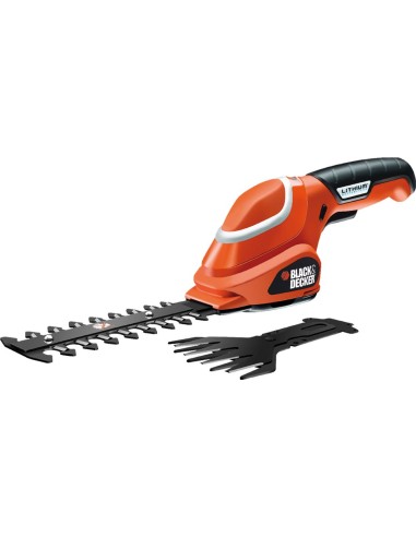 Tijera+arreglasetos gsl700qw 7v 1,2ah li de black & decker