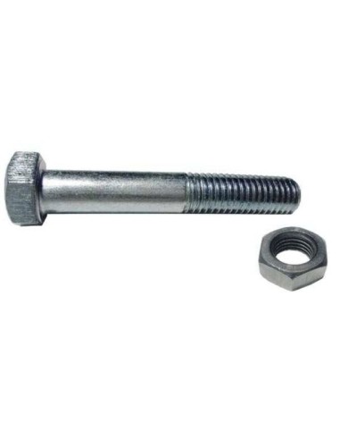 Tornillo hex.931/934 6.8 10x016 zincado de gfd caja de 100