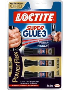 Loctite Super Glue-3 Pincel 5gr - Adhesivo Universal Triple Resistencia -  Fuerza y Uso Instantaneo - 2640969/2046283/2640782/2641844 > Papelería /  Oficina > Manualidades > Pegamentos