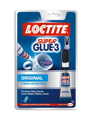 Pegamento s.glue3 03gr.2002162/2056040 de loctite caja de 30