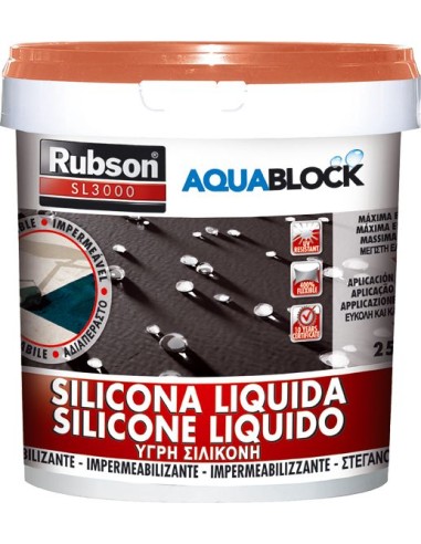 Silicona liquida sl3000 1894876-1kg bco de rubson caja de 4