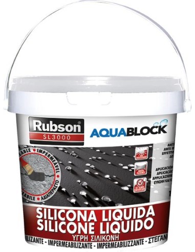 Silicona liquida sl3000 1396742-5kg blan de rubson