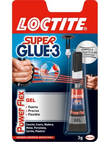 Pegamento s.glue3 p.flex 3gr 078/2067093 de loctite caja de 12