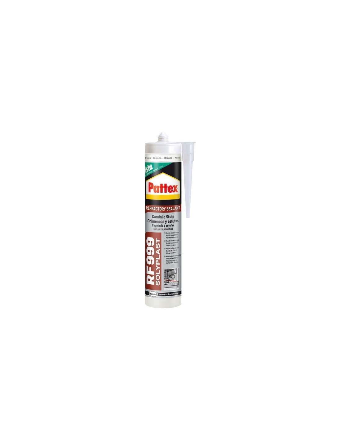 ▷ Masilla refractaria rf999 1525601 300ml negra de pattex ®