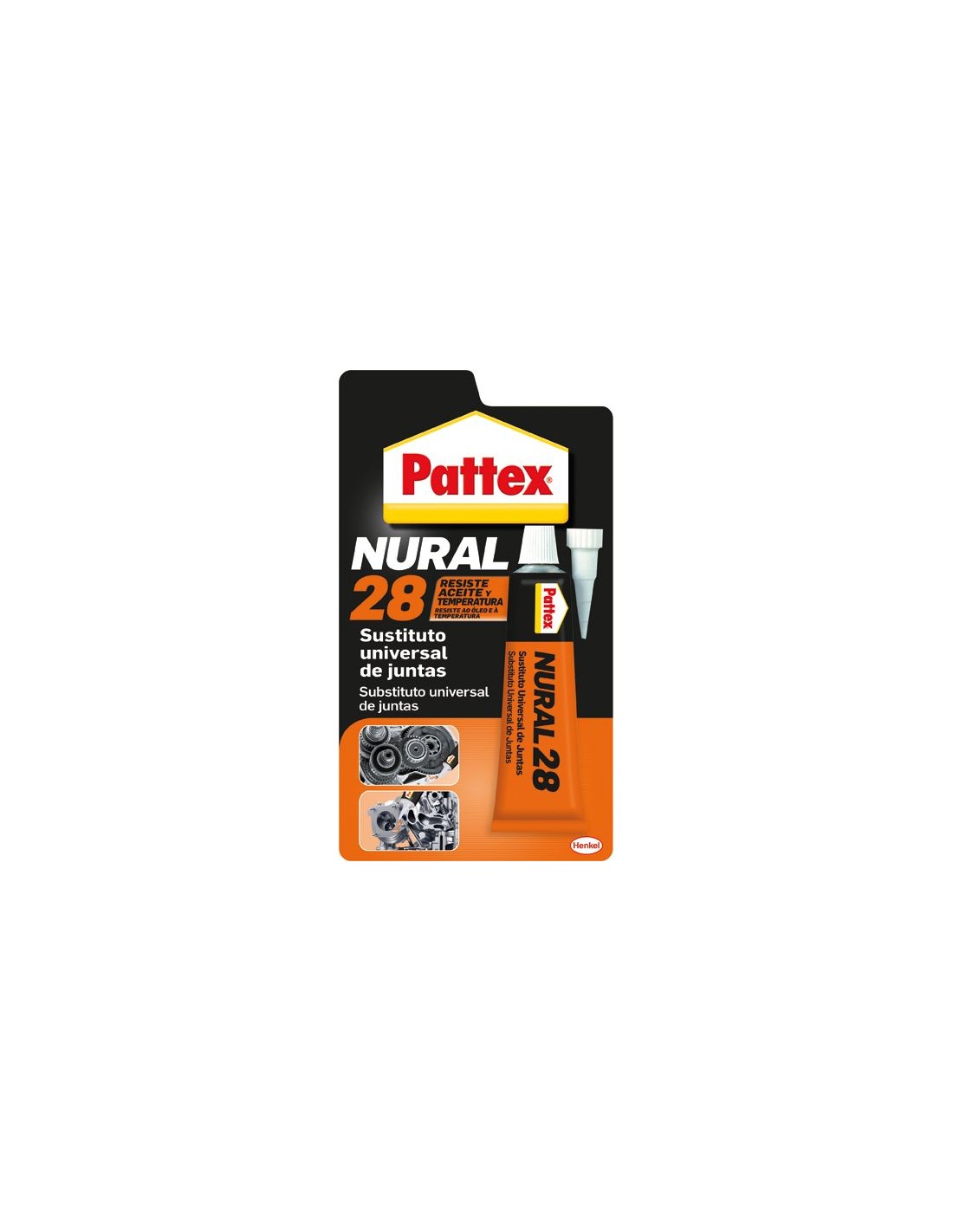 Pattex Nural 28 Sustituto universal de juntas, sellador de juntas para  automoción e industria, silicona selladora para juntas de culata, cajas de  cambio y más, 1 x 40 ml : : Bricolaje y herramientas