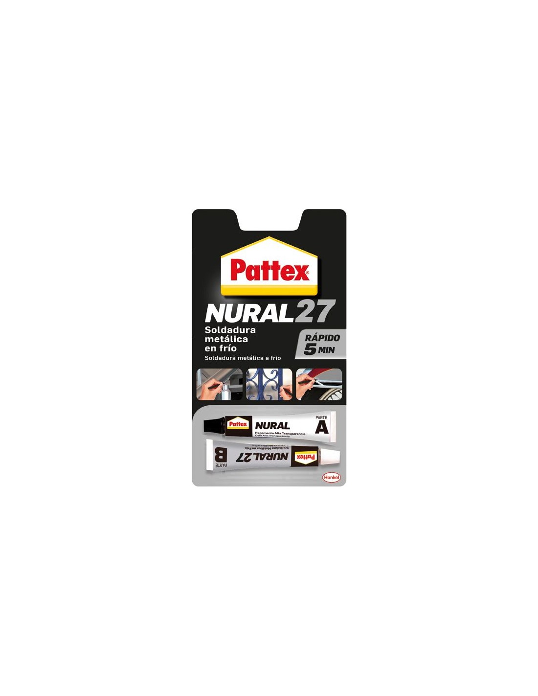 ▷ Nural 27 soldadura metalica en frio rapida de pattex ®