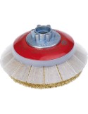 Cepillo amoladora hsdg-100x0,30xm14 latonado con guarda de jaz-zubiaurre