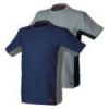 Camiseta stretch 8175 azul/gris t-l de starter