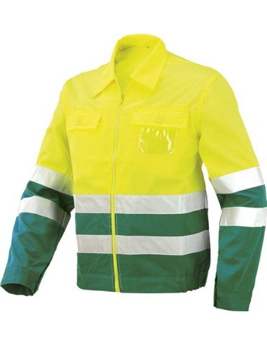 Cazadora a.v.verde/amarillo 8546av t-xxl de starter