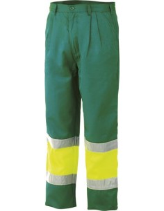 Pantalon a.v.verde/amarillo 8539av t-xxl de starter