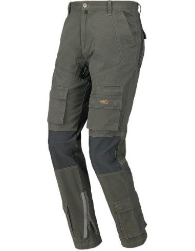 Pantalon stretch on verde/ngr 8738 t-xxl de starter