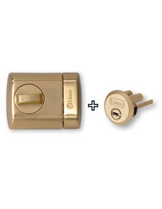 Cerrojo supra key 4930-hl latonado de lince